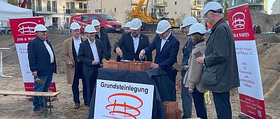 Tagesspiegel Bild Grundsteinlegung Havelschanze klein