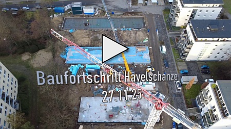 Baufortschritt Havelschanze