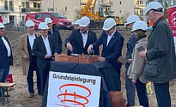 Tagesspiegel Bild Grundsteinlegung Havelschanze klein